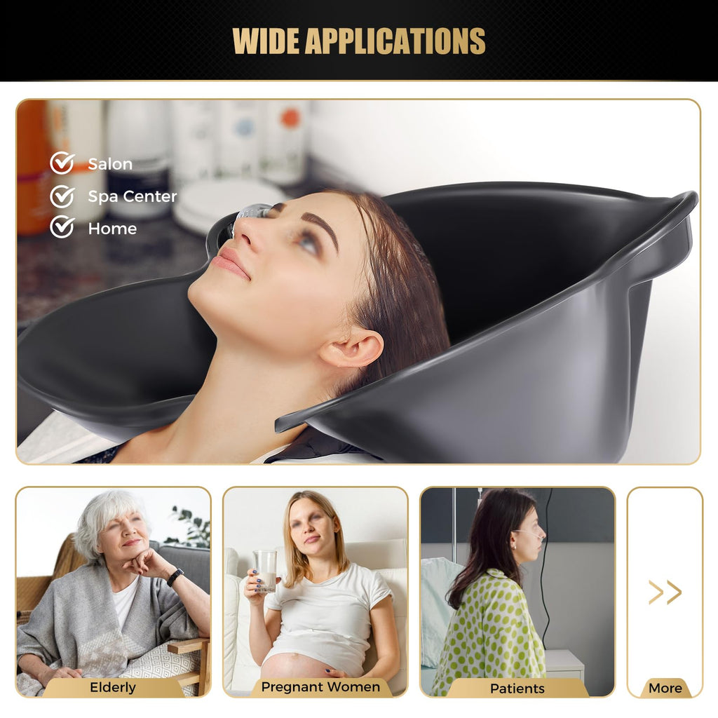 Portable Shampoo Basin with Electric Pump and Wheel D525700