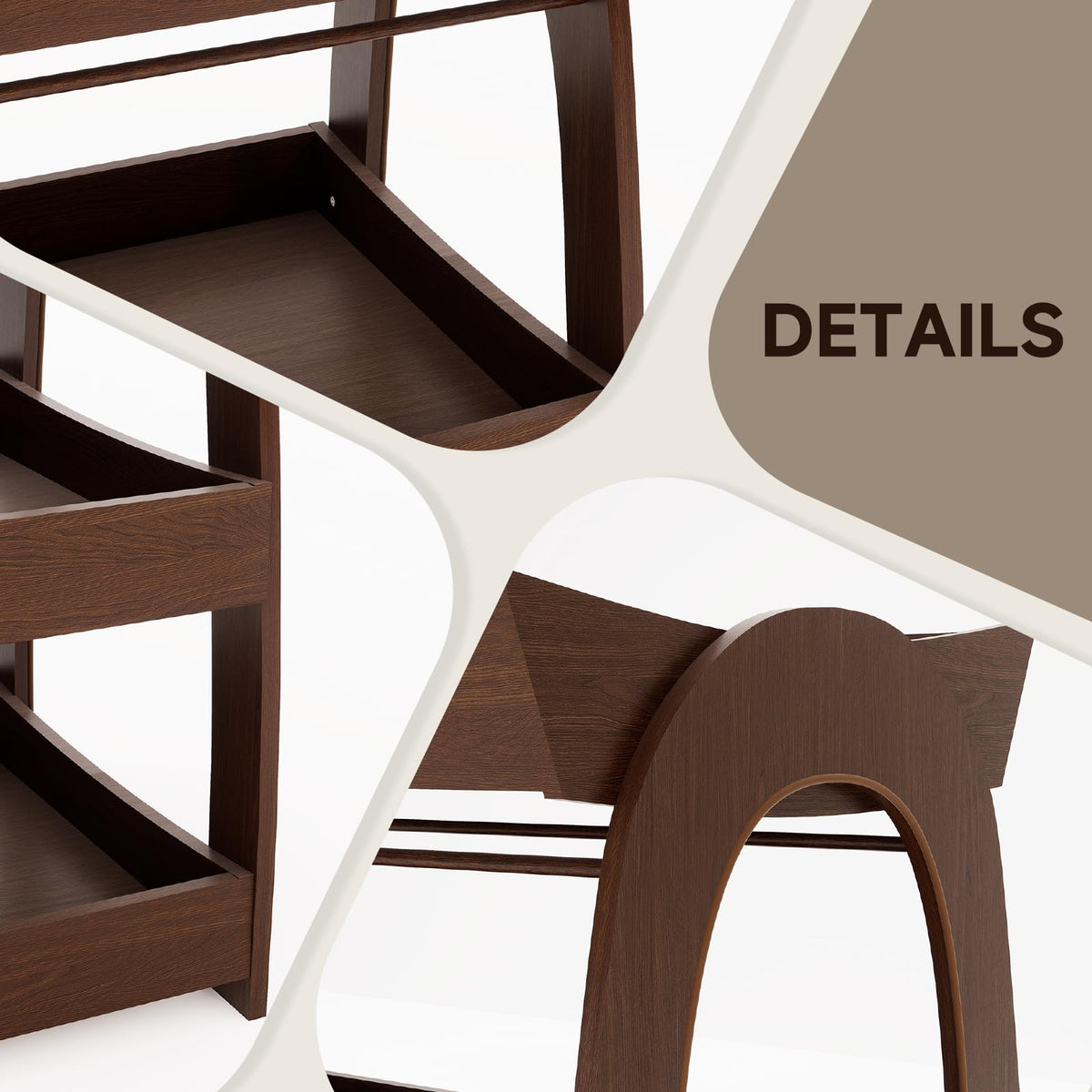 Wood 2-Tier Baby Changing Table C369985