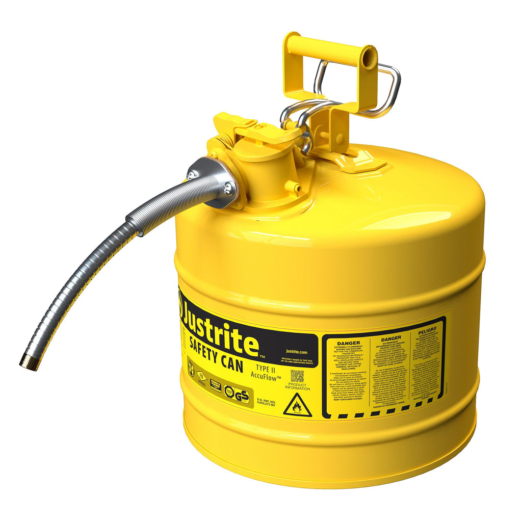 Yellow Galvanized Steel Diesel Fuel Can M490932