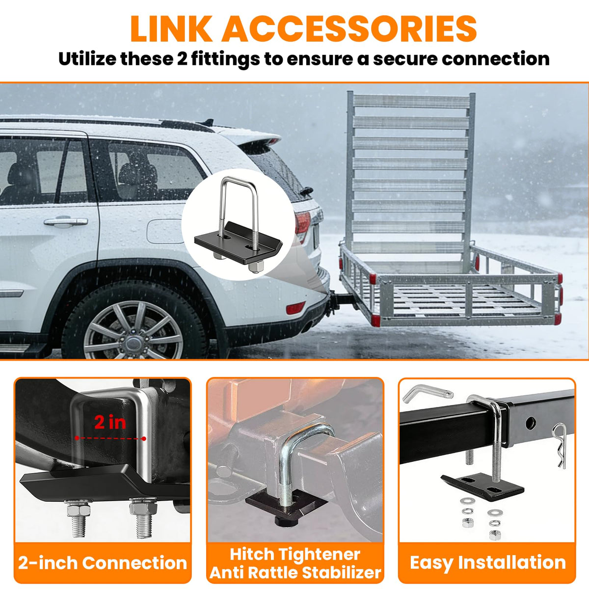 Aluminum Trailer Hitch Cargo Carrier with Ramp S7900