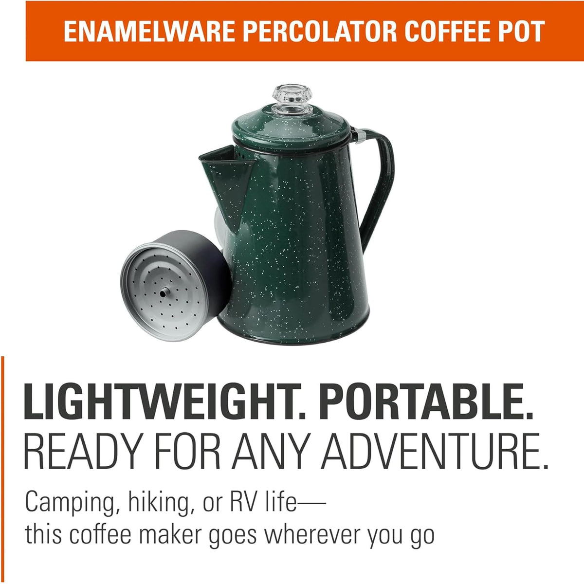 Enamelware Percolator Coffee Pot O182