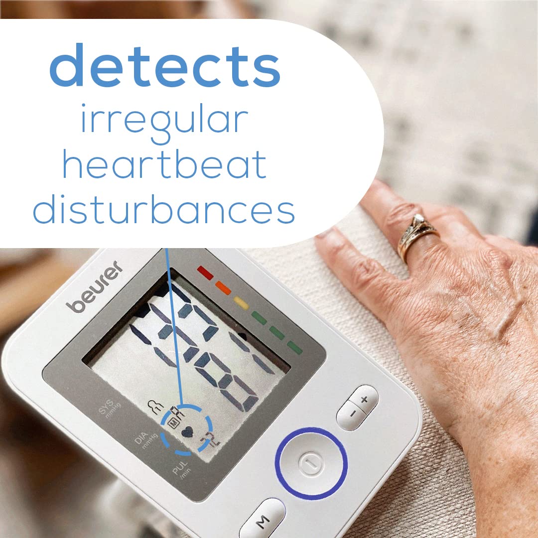 Upper Arm Blood Pressure Monitor with Large Cuff O818589
