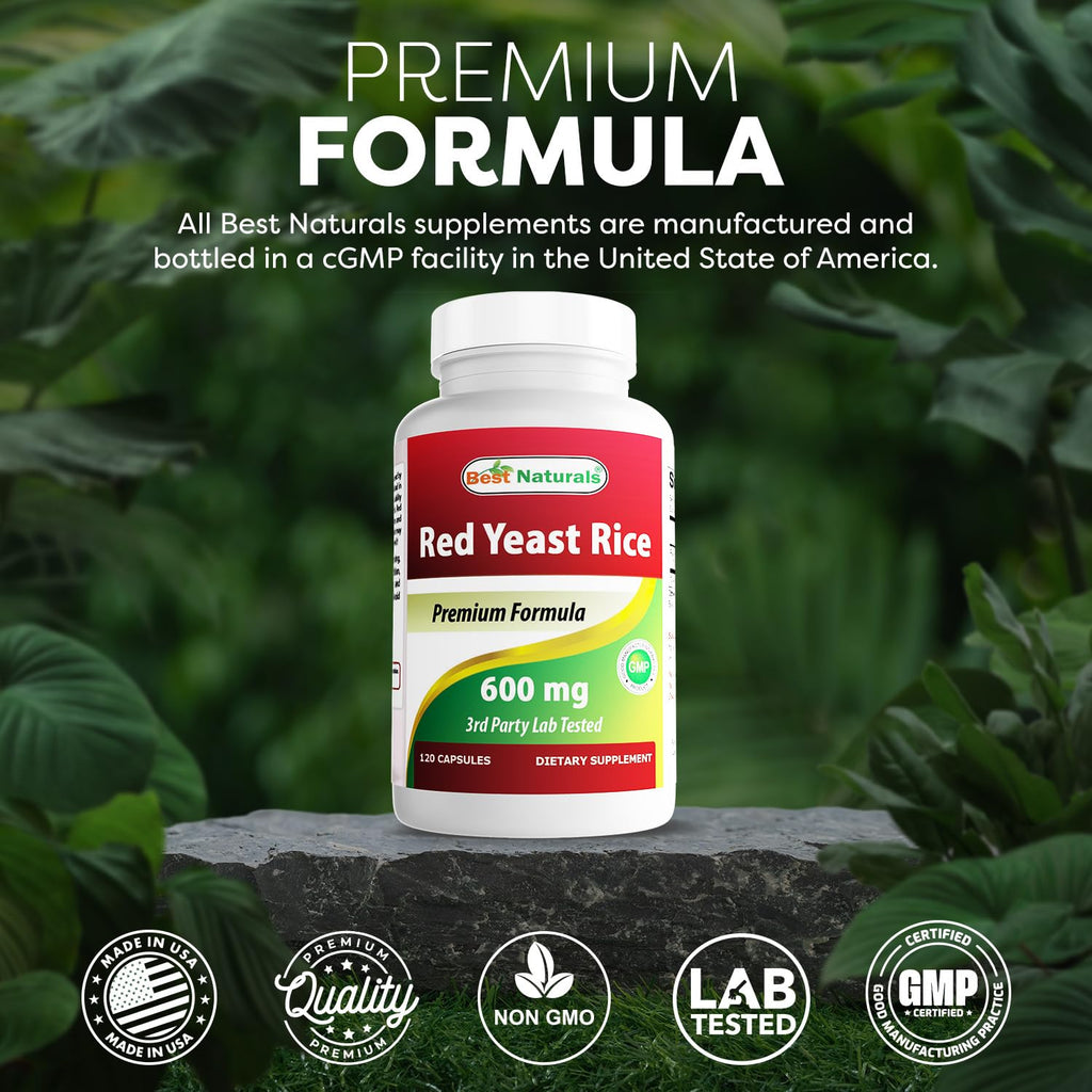 Red Yeast Rice 600 mg 120 Capsules Z132