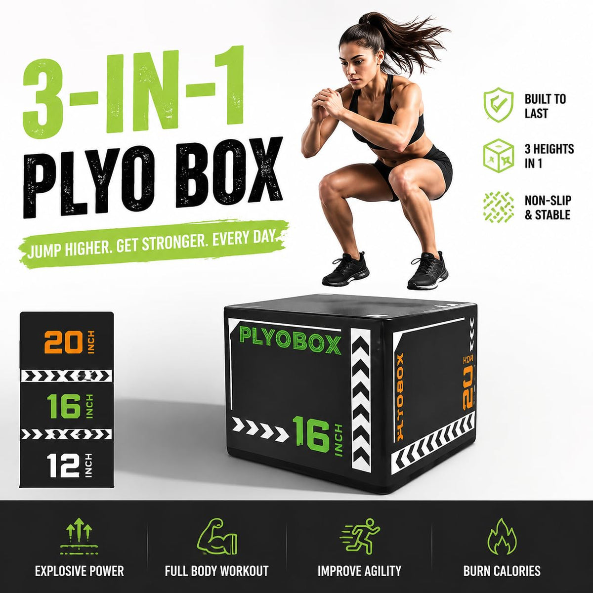 3-in-1 Foam Plyo Box V77305