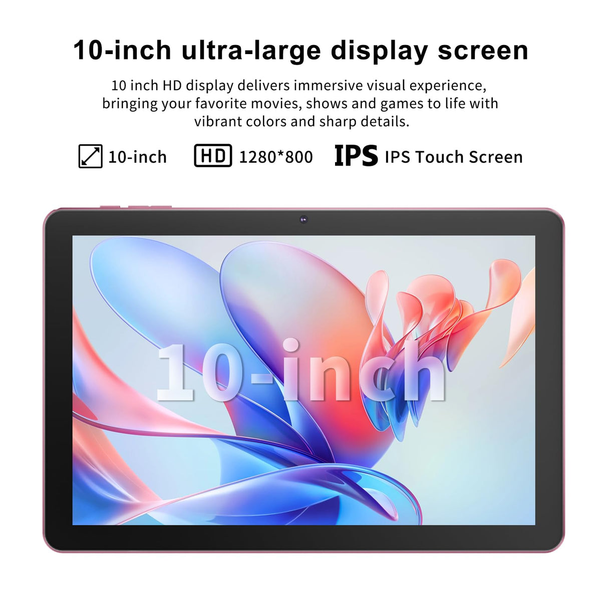 Android 16 10 inch 2 in 1 Tablet with Keyboard W509169