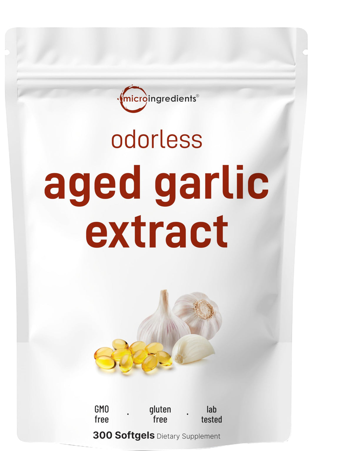 Aged Odorless Garlic 300 Softgels A8177