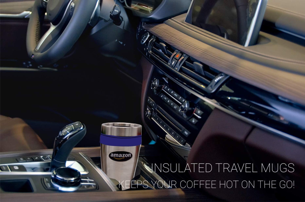 16 oz Stainless Steel Insulated Travel Mugs with Lid B10319