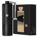 Manual Coffee Grinder with Conical Burr, Portable Hand Coffee Mill, Black U340255