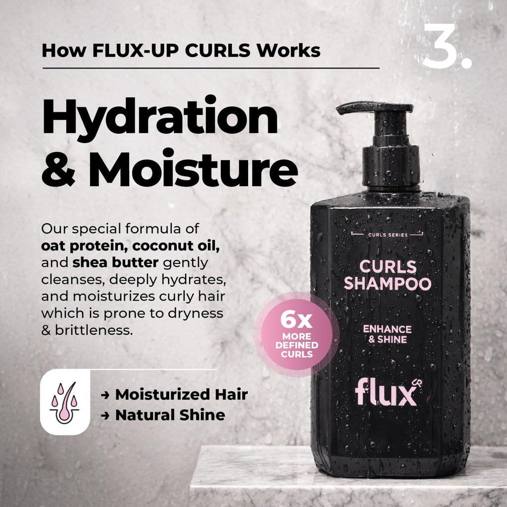 Curly Hair Shampoo & Conditioner Set Sulfate-Free 8 fl oz G718