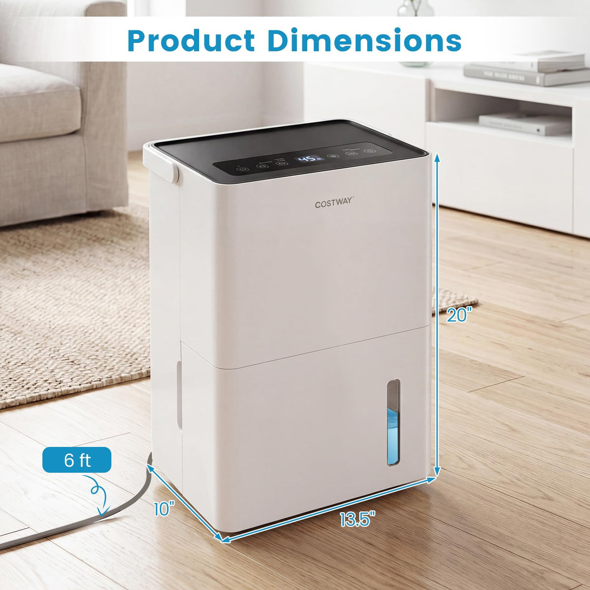 6000 Sq.Ft Compressor Dehumidifier W371