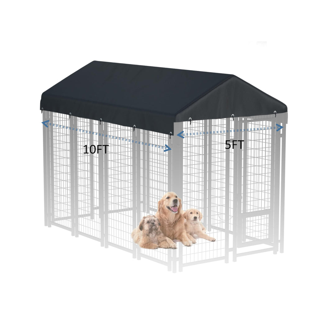 5x10 FT Waterproof Dog Kennel Cover F6877