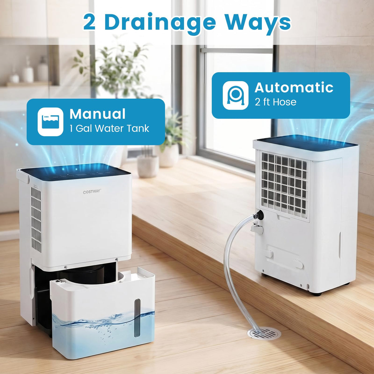6000 Sq.Ft Compressor Dehumidifier W371