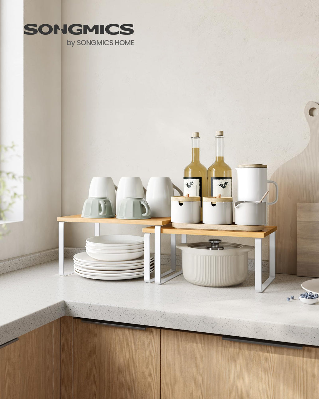 Set of 4 Kitchen Storage Shelf H3931
