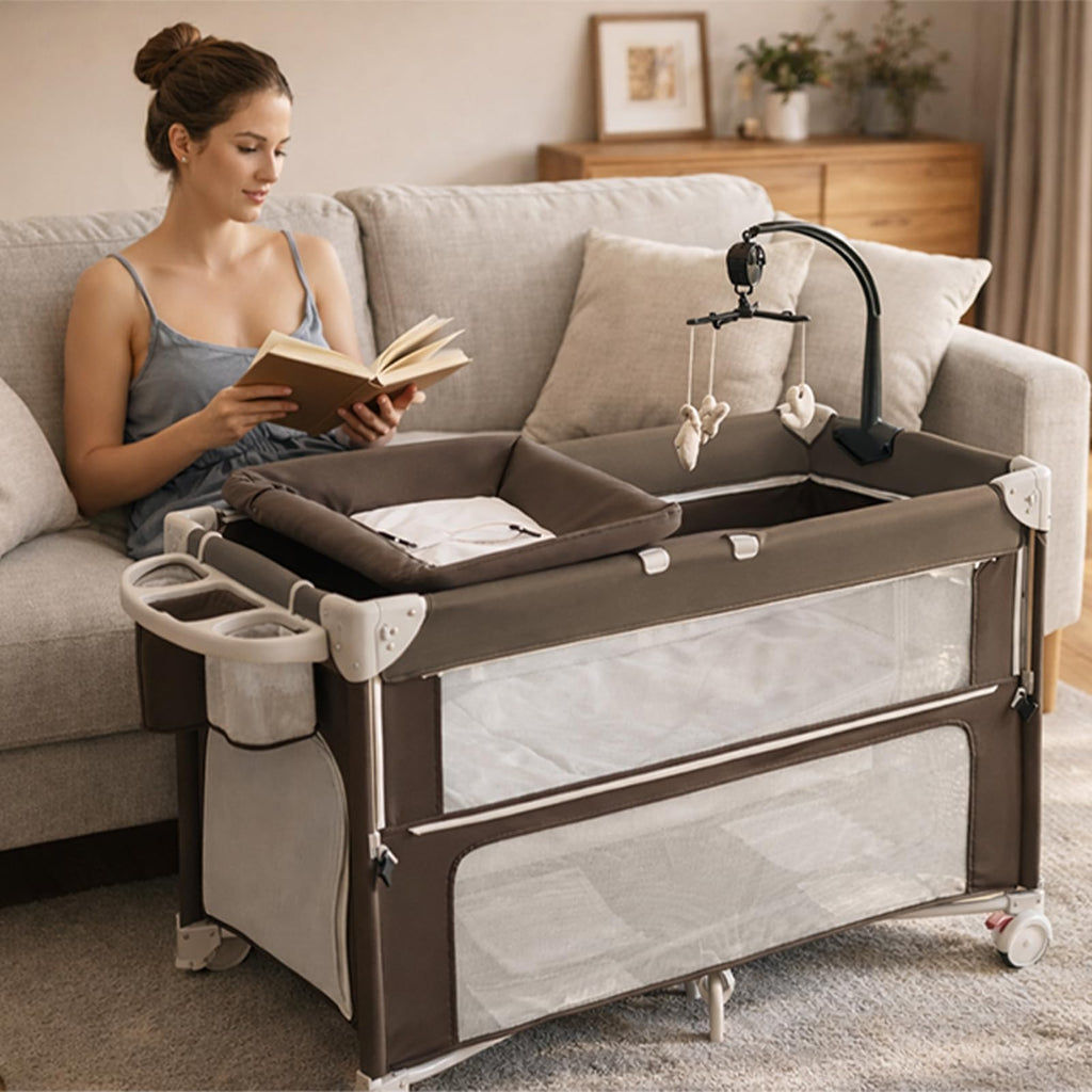 5-in-1 Baby Bassinet Bedside Sleeper A148344