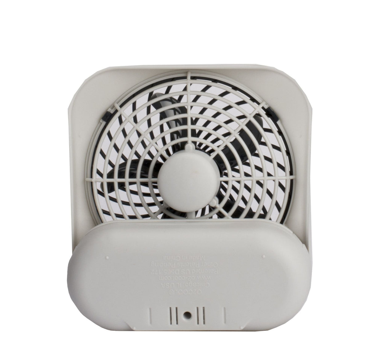Portable Battery Powered Desk Fan 2-Speed Grey Z67158