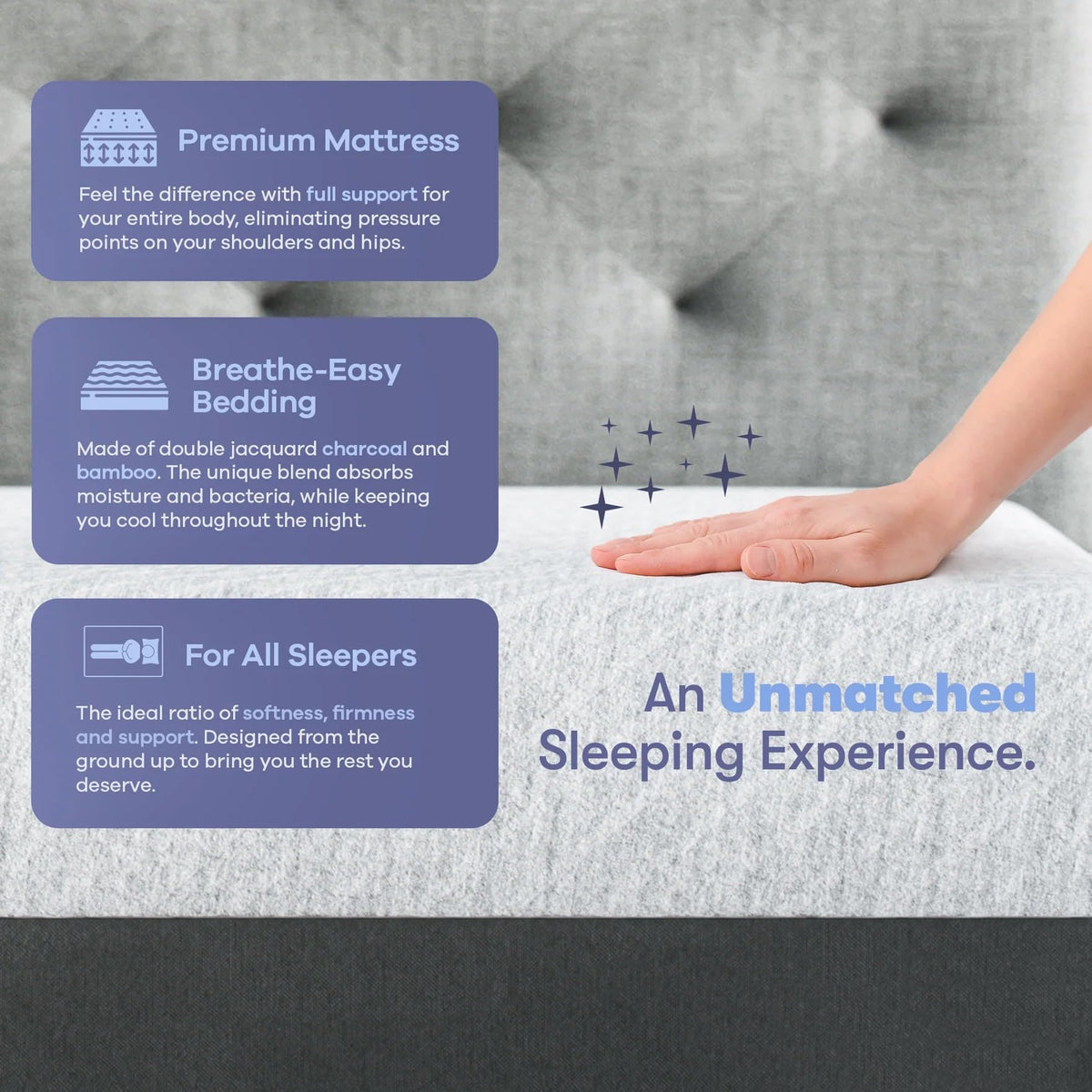 8 Inch Twin Gel Memory Foam Mattress N338