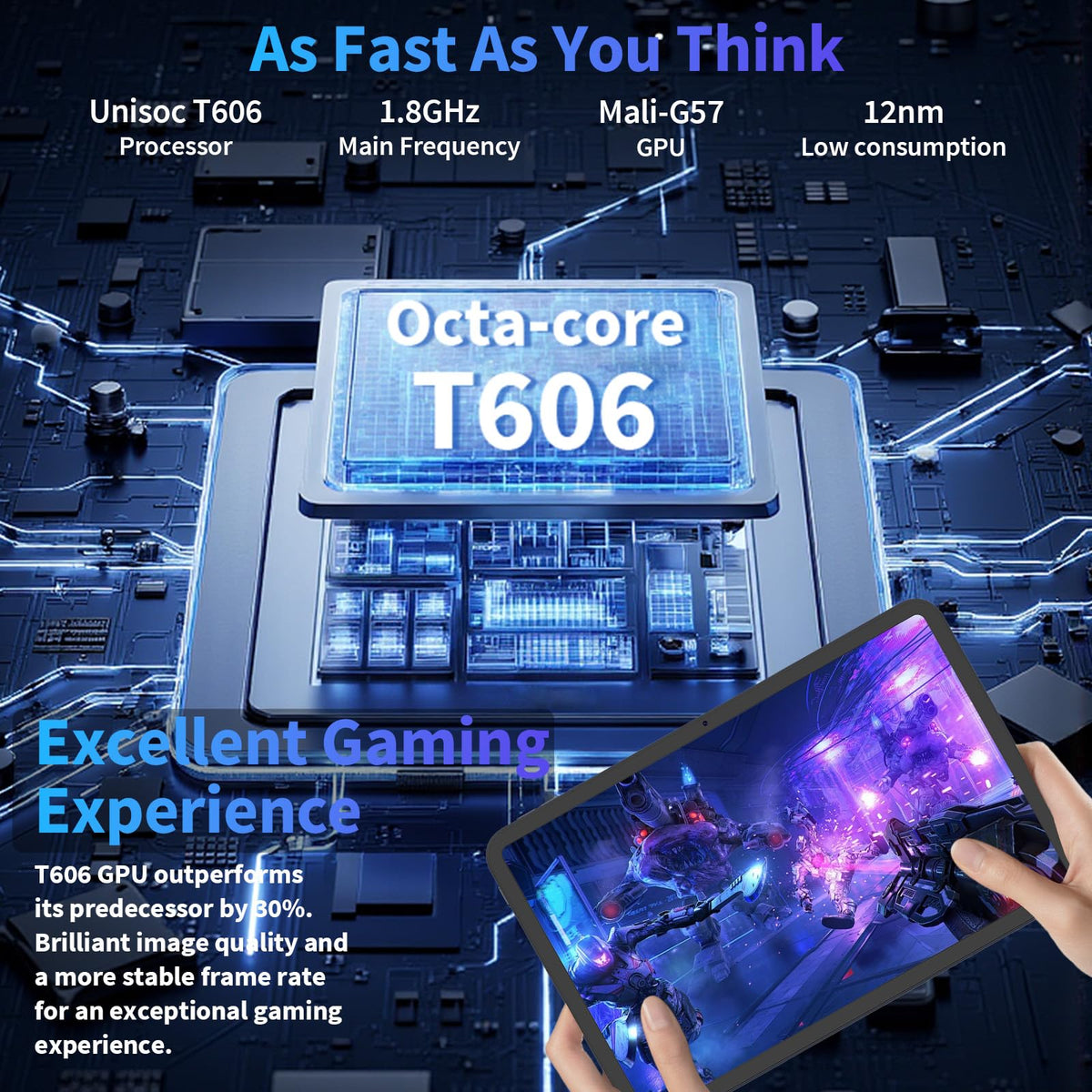 10 Inch Android Tablet with Keyboard D45577
