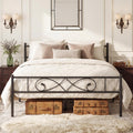 Full Size Metal Platform Bed with Under Storage P7200