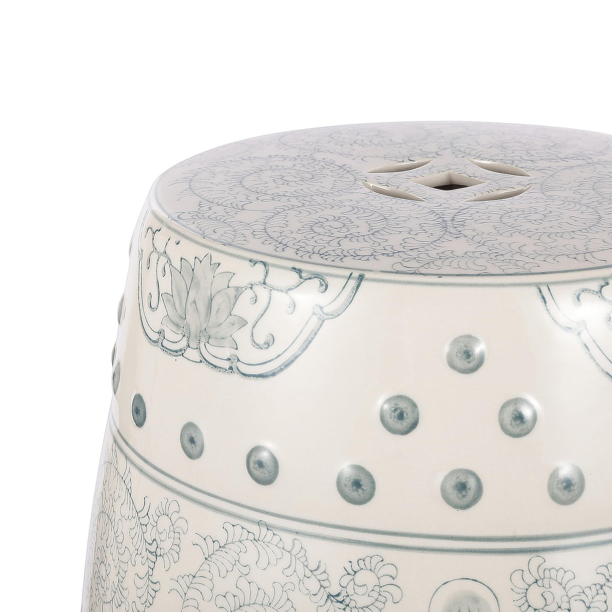 Ceramic Garden Stool 18" Table O533