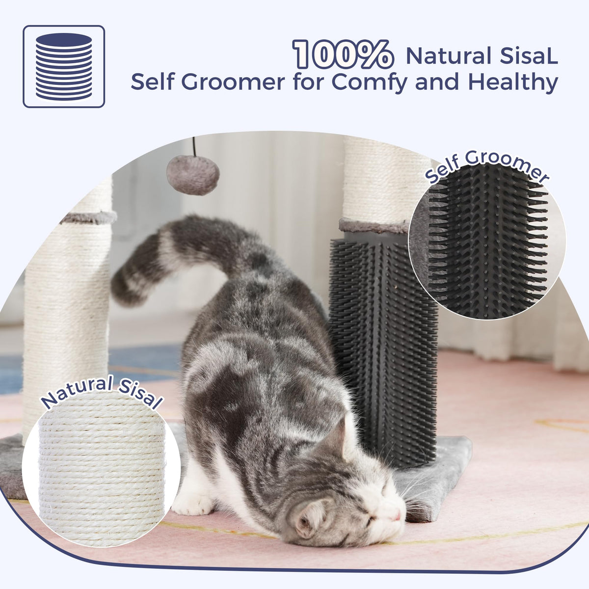 Cat Tree Tower with Bed C7021