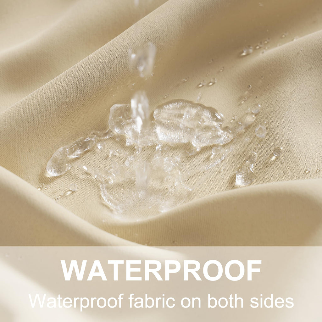 Waterproof Outdoor Curtains 2 Panels R3193