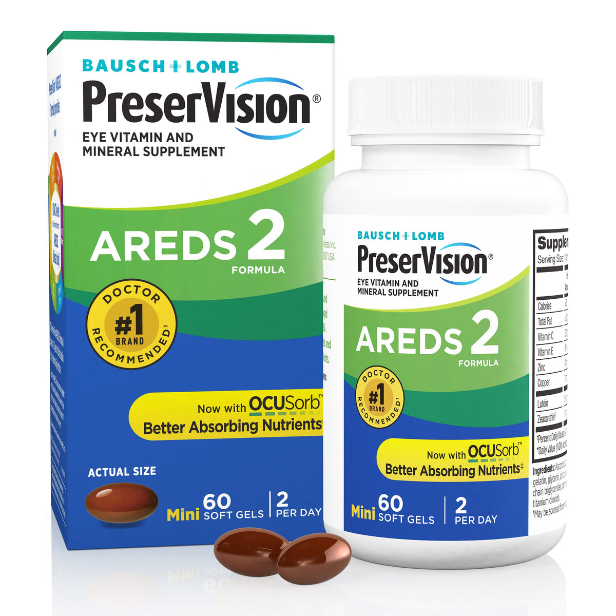 Lutein & Zeaxanthin Eye Vitamins 60 Softgel Z562819