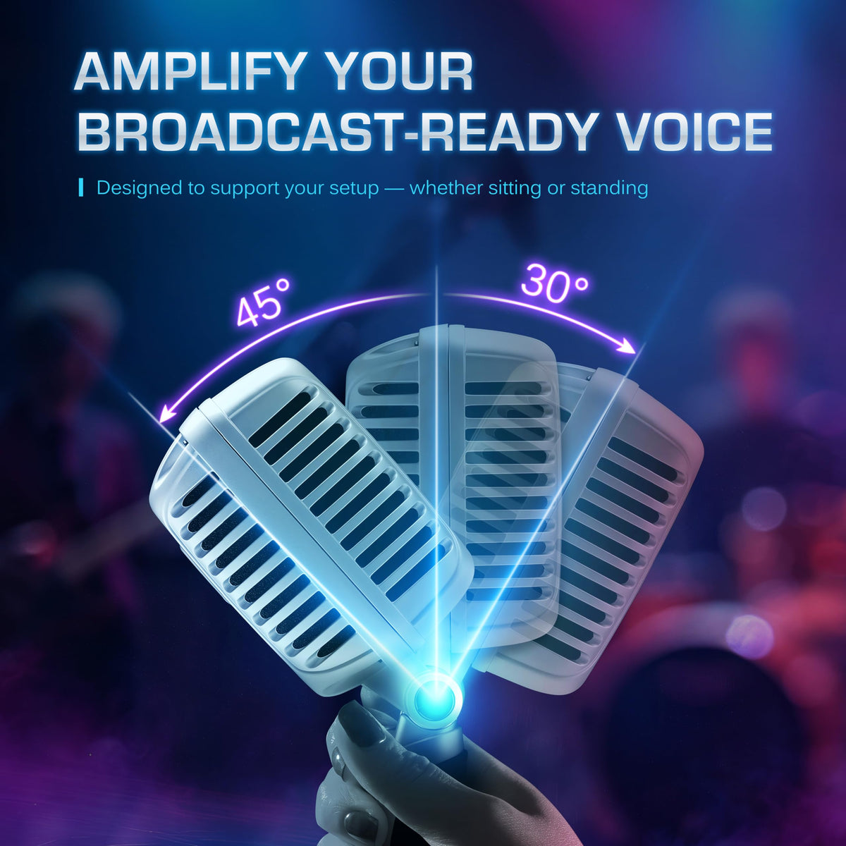 Black Wired Vocal Microphone V26740