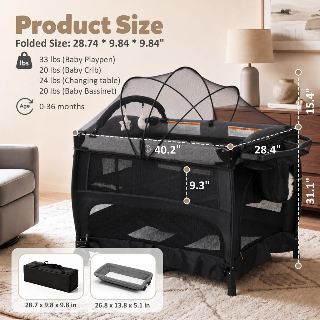 Baby Pack and Play with Bassinet N80242