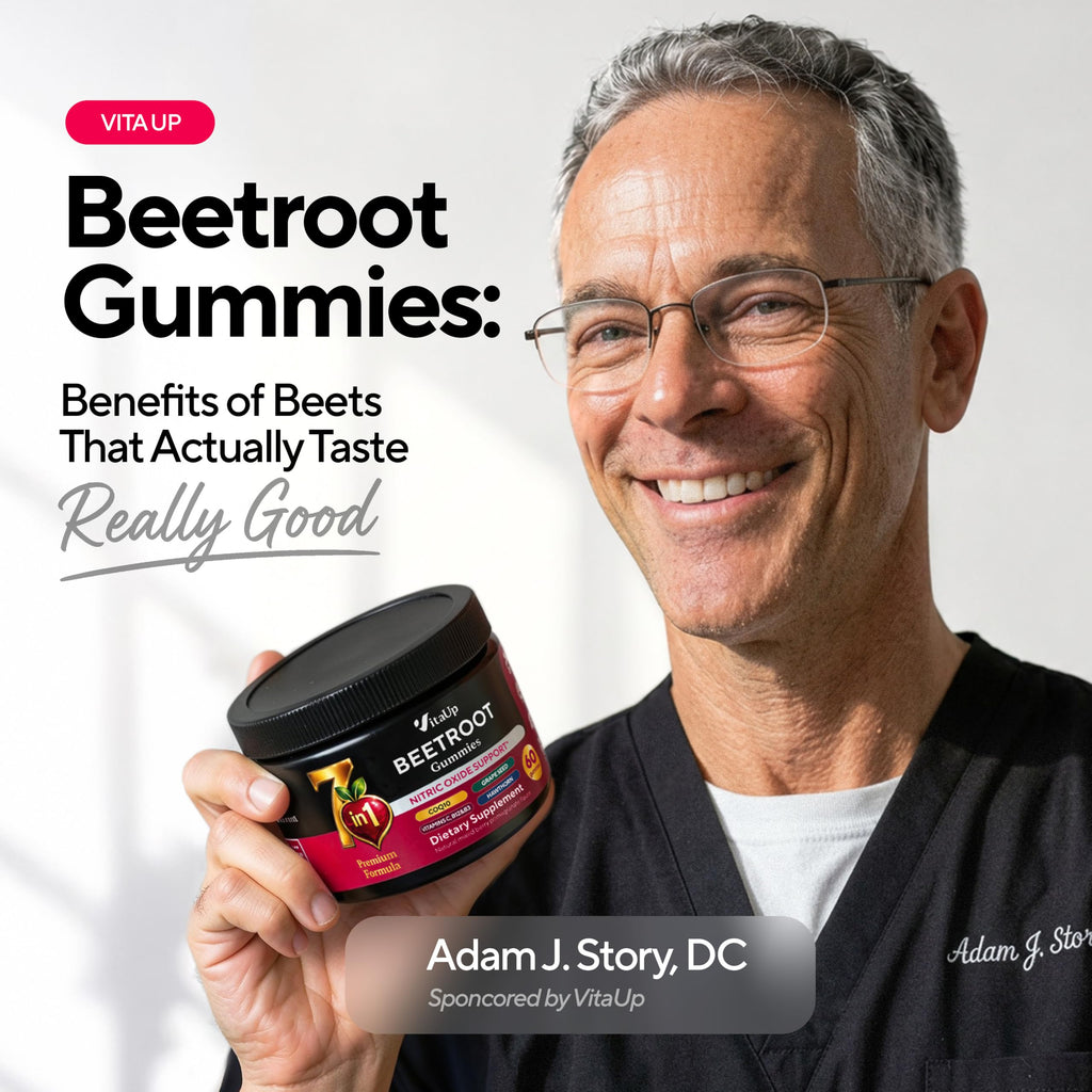 Beet Root Gummies with CoQ10, Grape Seed, Vitamin C, B12 & B3 W4596