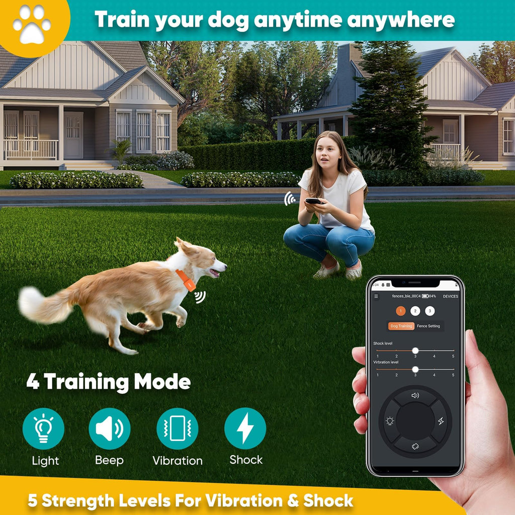 Wireless Dog Fence with Training Collar L793