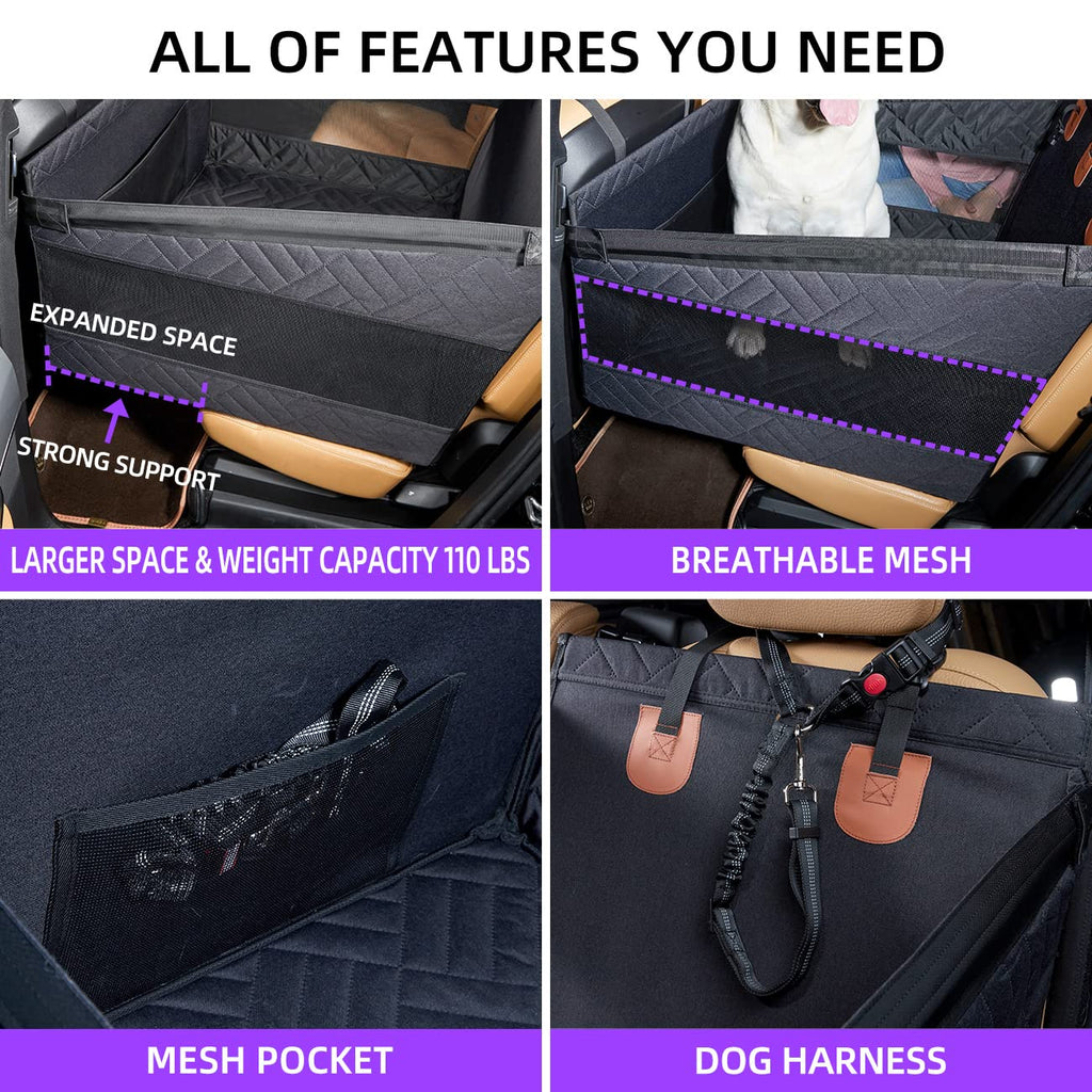 Large Dog Car Seat Back Seat Extender E8188