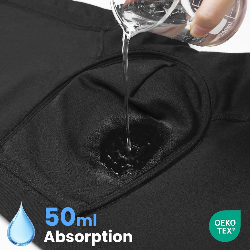 Mens Washable Incontinence Underwear 50ml Absorbent 4XL J549