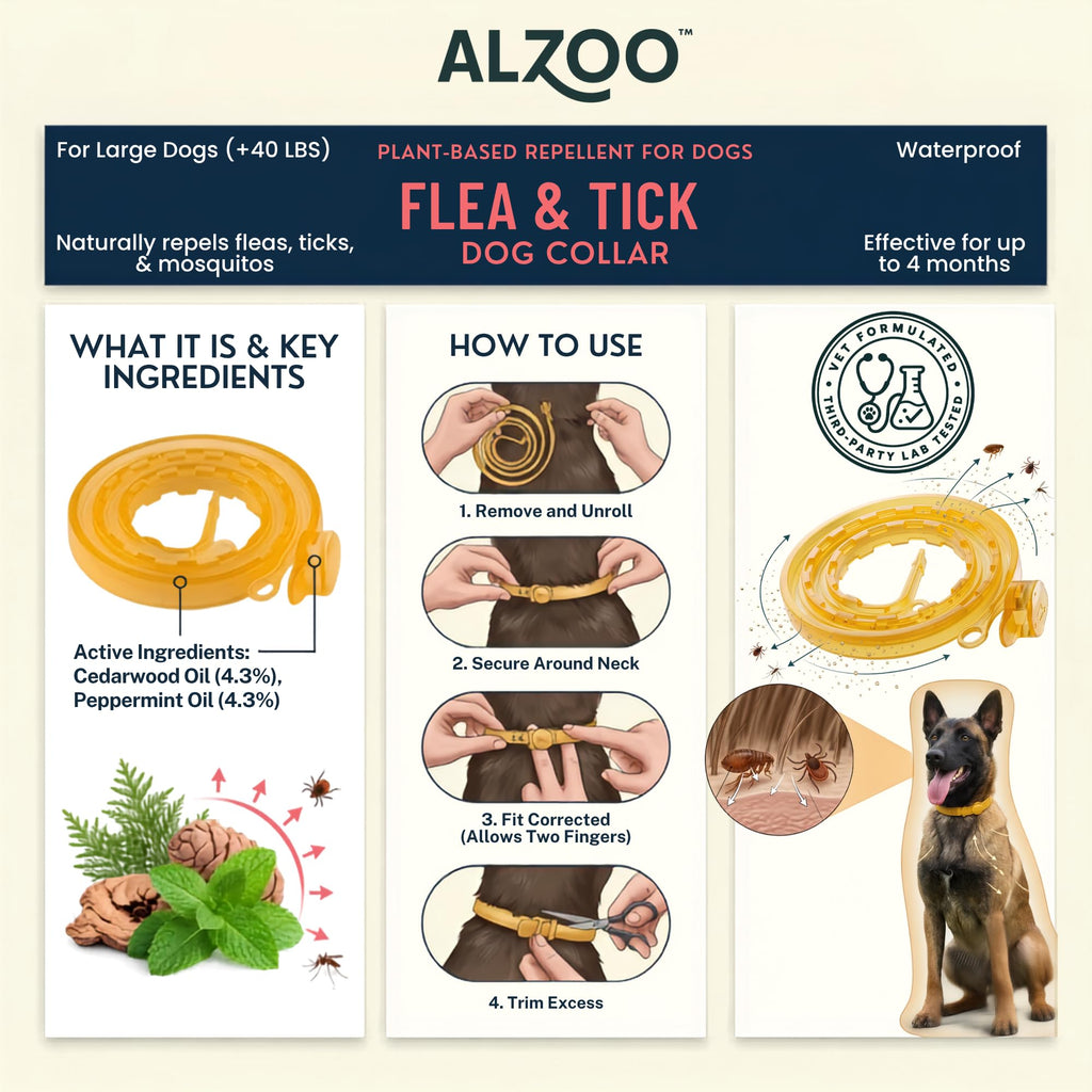 Plant Based Flea & Tick Dog Collar J813141