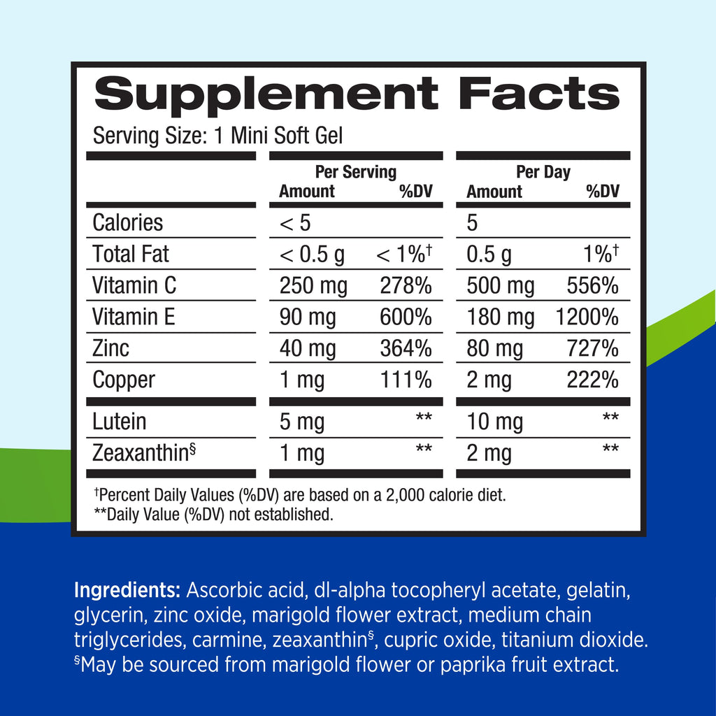 Lutein & Zeaxanthin Eye Vitamins 60 Softgel Z562819