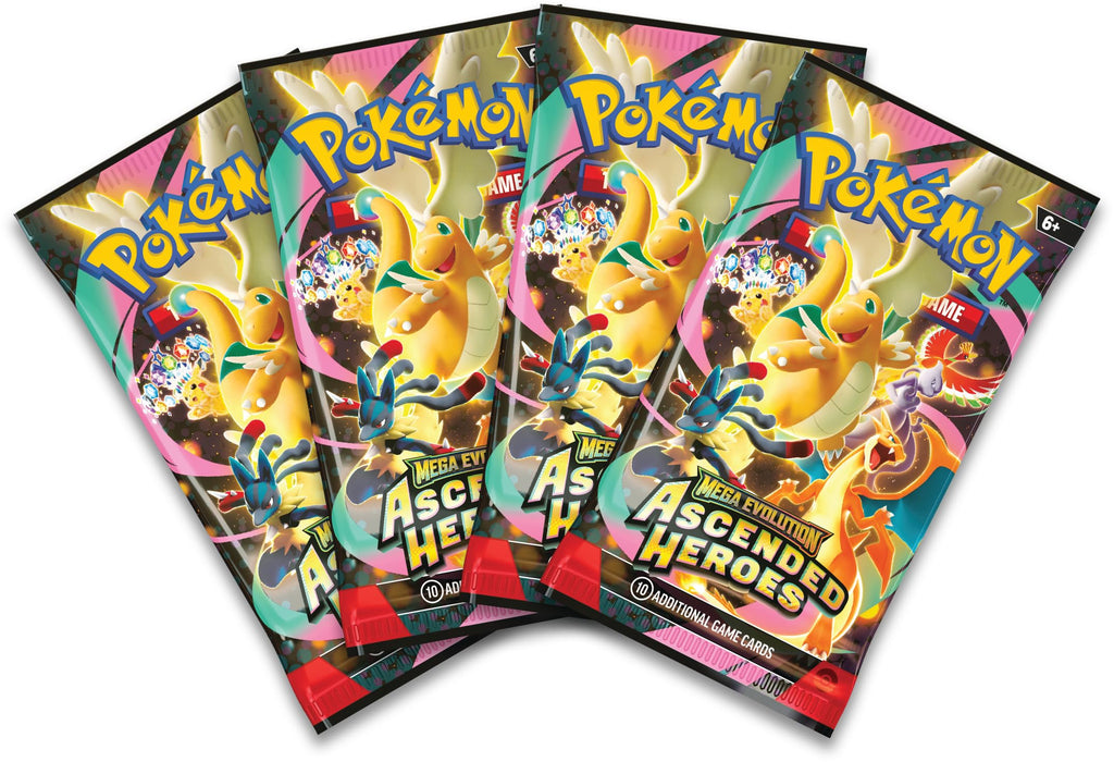 Mega Emboar ex Box (1 Foil Promo Card, 1 Oversize Lenticular Card & 4 Booster Packs) T62578