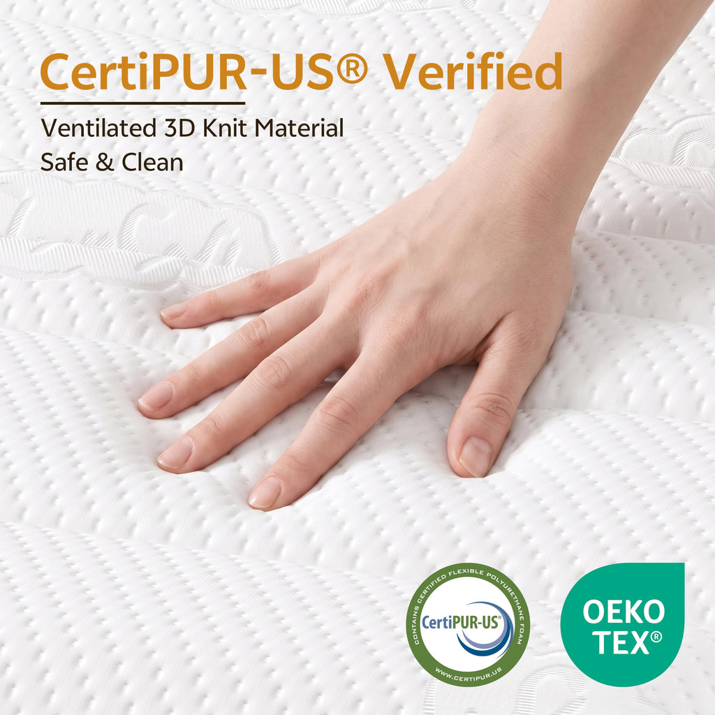 12 Inch Cooling-Gel Memory Foam Pocket Spring Hybrid Mattress B3897
