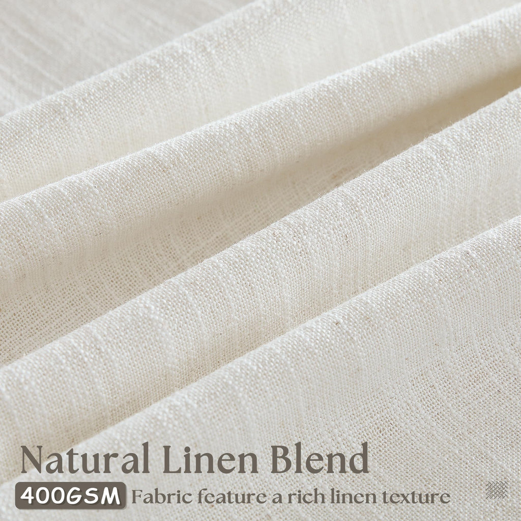 Natural Extra Wide Pinch Pleat 102 Inch Curtains C26347
