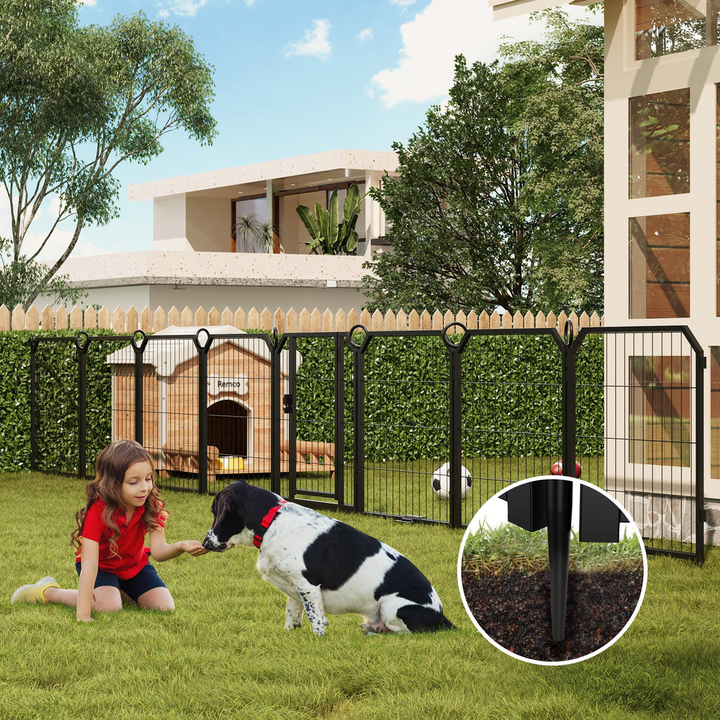32 Inch 16 Panel Metal Dog Playpen G27995