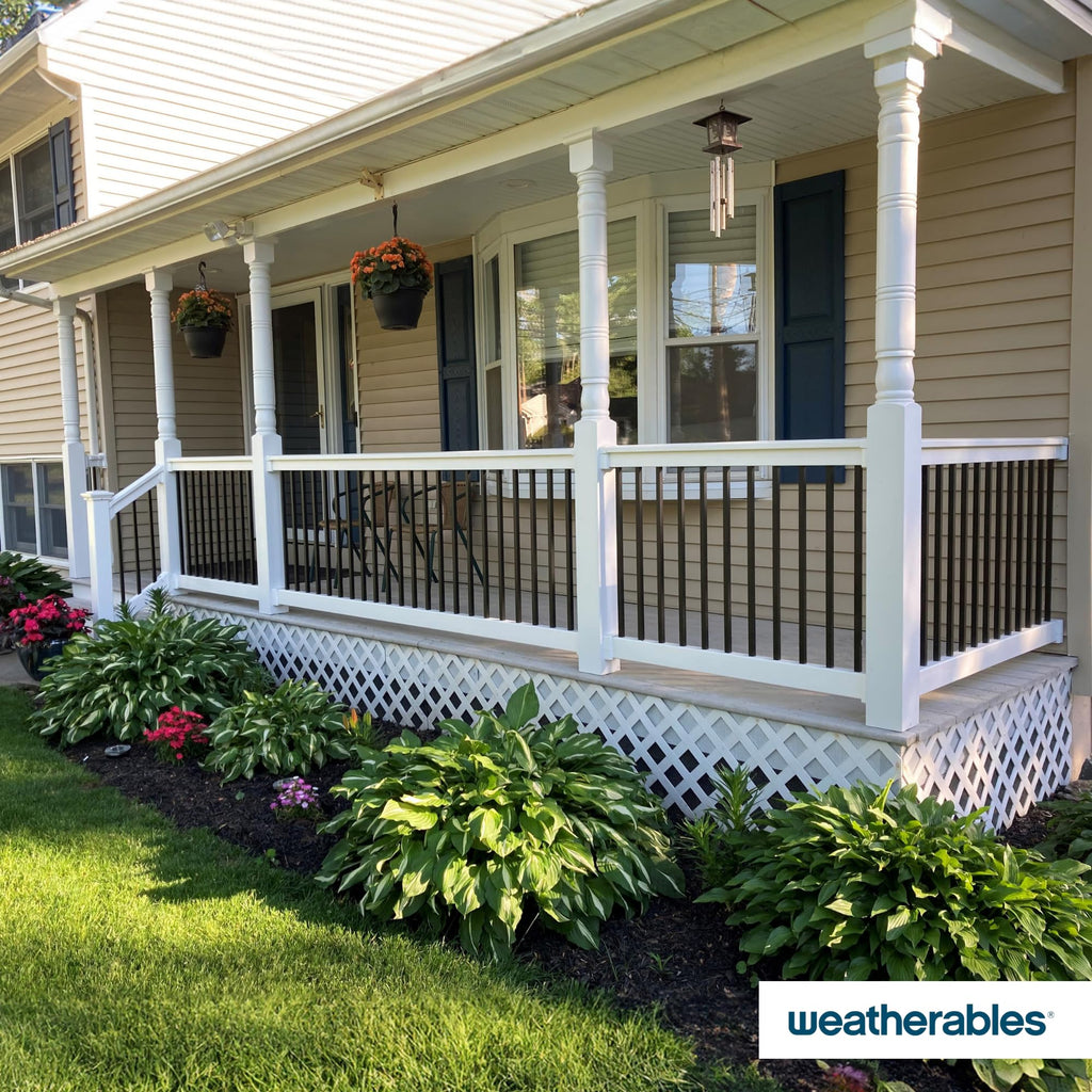 26'' Black Aluminum Balusters 20pk T906