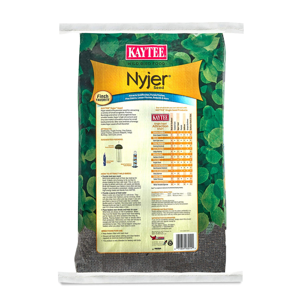 Nyjer Seed for Finches & Other Wild Birds, 20 Pounds D267