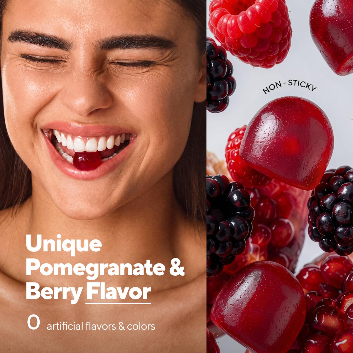 Beet Root Gummies with CoQ10, Grape Seed, Vitamin C, B12 & B3 W4596