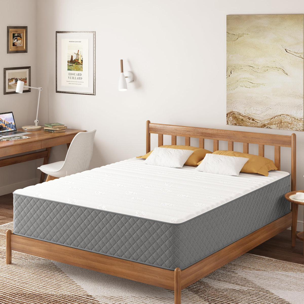 12 Inch Cooling-Gel Memory Foam Pocket Spring Hybrid Mattress B3897